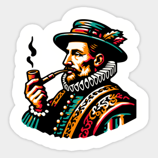 Elizabethan Man Sticker